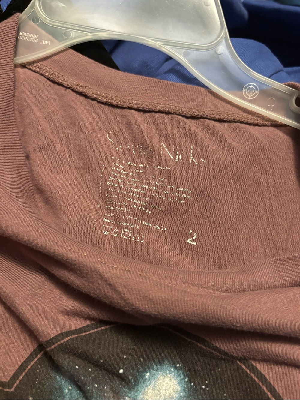 Stevie Nicks Graphic Tee - Dusty Rose Women’s plus size Shirt - Picture 2 of 2